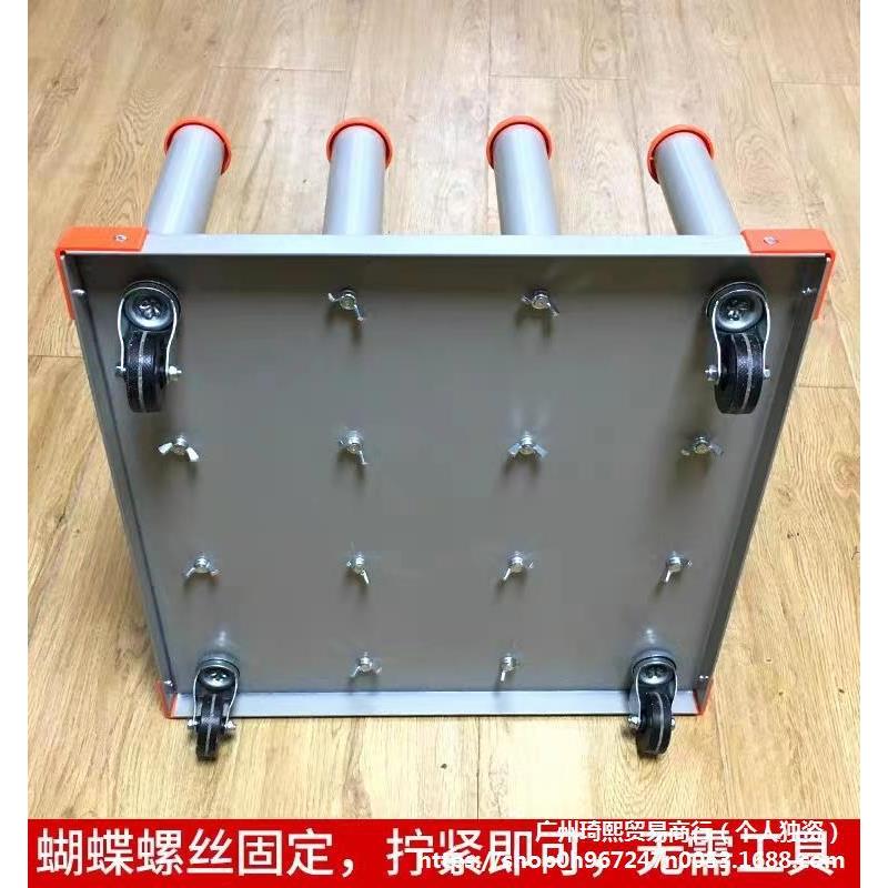 广告材料存放车真耗材收USO倒纳架材料火箭卷料存放架架放料架写