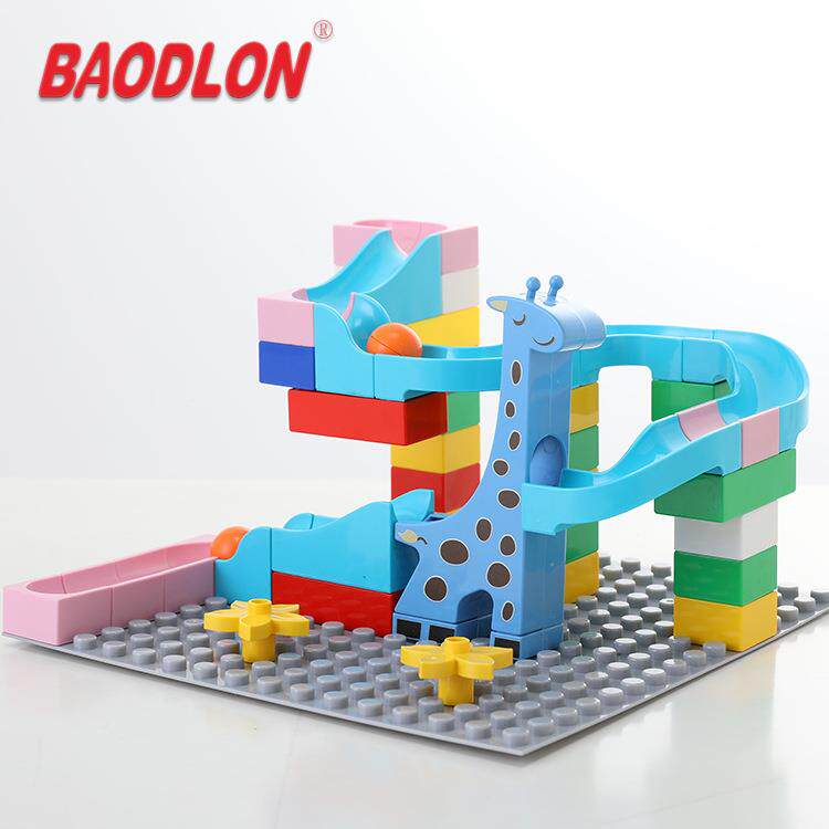 BAOD积L玩ON宝德龙具无品牌/幼儿园桌拼搭面积木轨道木