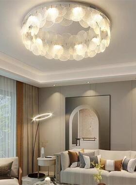 轻奢水晶灯客厅吸灯现代简约大气顶卧0室25新款KAH房间2灯具