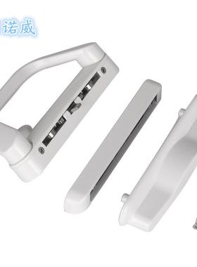 铝金玻璃门断对开阳台手拉锁推拉门JEE锁移门勾隔锁单边豪华合对