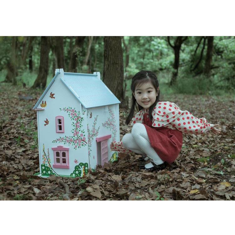 木过制过家娃家玩具ZSL三层娃屋女孩玩具大森娃林别墅家家房娃