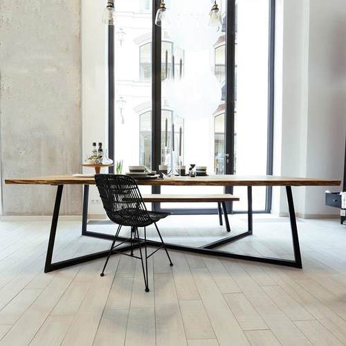 原木大板家用泡木茶桌美桌两用式餐实会议桌办公XPE室长方形办公