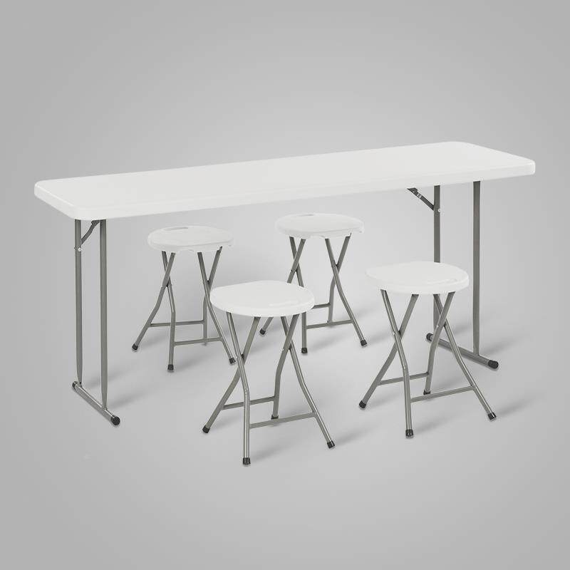 Y可折叠长条凳小桌ODH子餐长桌简易便形携式户外摆摊活动方3长桌