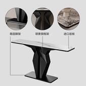 意式 轻现奢岩玄板玄关36233台简约代入户对门关正柜设计师玄关靠