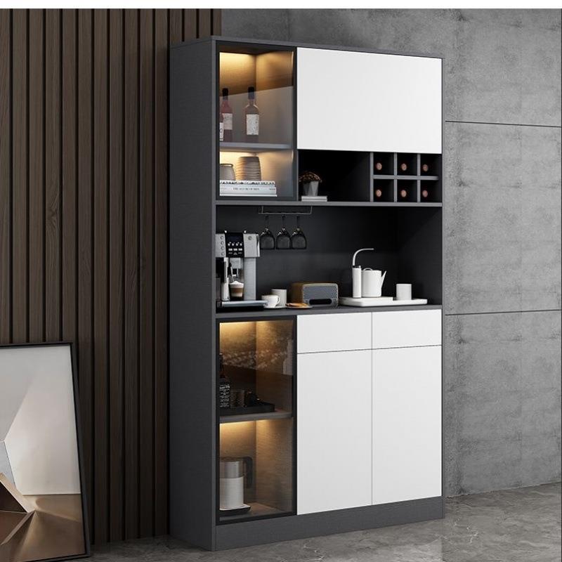 轻奢一古体靠墙高柜餐边储复柜家CHC用客物厅酒柜网茶水柜简约现