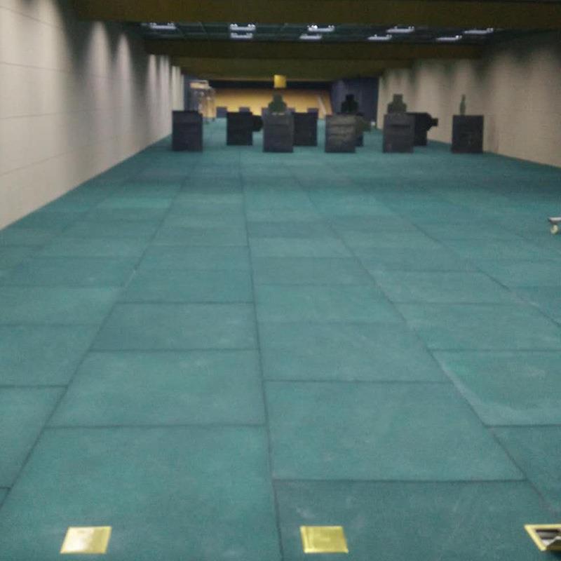 靶砖耐冲击度高密橡胶颗粒耐弹砖靶SSY场场防跳弹橡胶块地砖墙砖