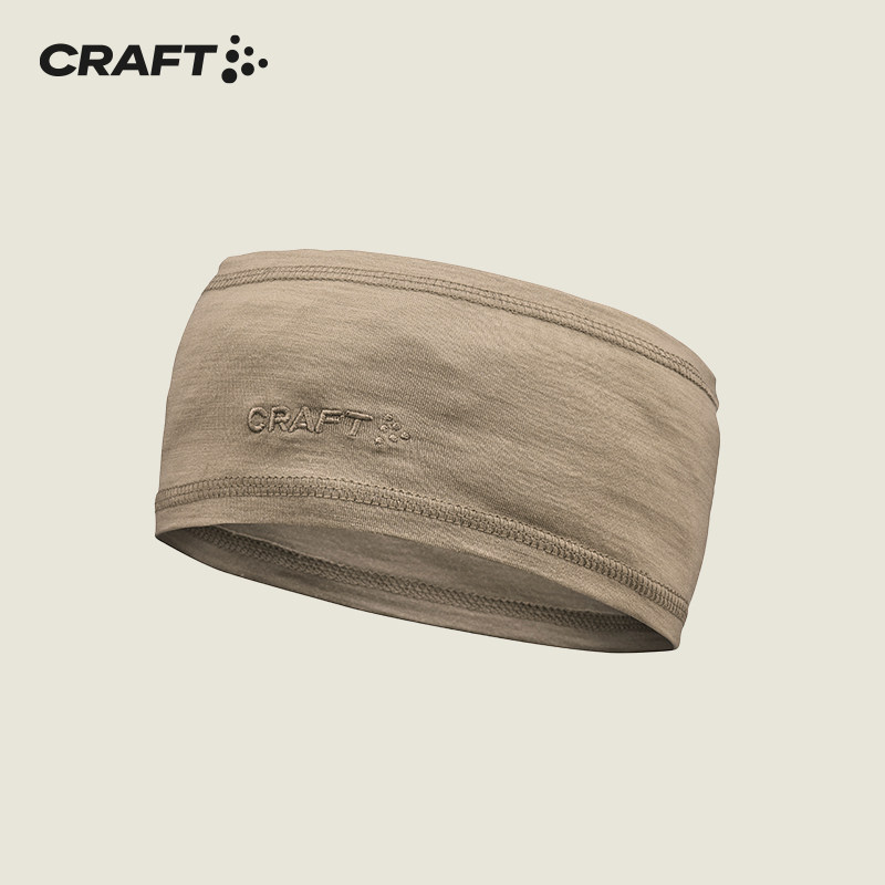 CRAFT官方2025春秋新款美利奴羊毛止汗头带保暖排湿美丽诺止汗巾