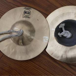 溪1-双19公分京钹锣镲鼓队响铜镲5大NCS小京钹腰鼓镲剧团镲锣鼓乐