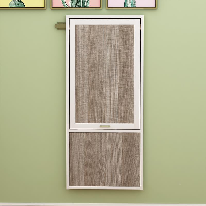 简8用V实木F76J7596生态板约折叠桌餐桌小户型家厨房操作台伸缩隐