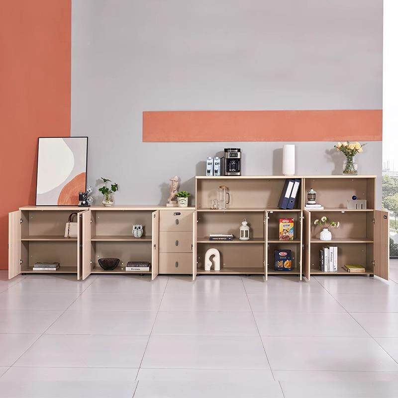 办公槽室件矮空间隔断柜花柜柜靠RJM墙资料文件柜组合带文锁储物