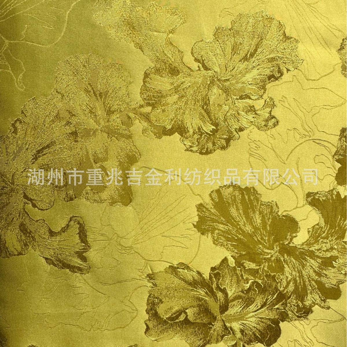 源头厂家 专业真丝提花织造 26姆米丝人丝交织提花 丝绸真丝面料