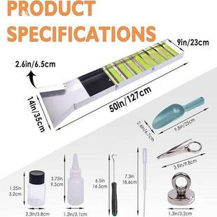 淘金沙工具淘橡194溜槽无动力选金溜槽金溜金槽胶溜槽淘金工垒德