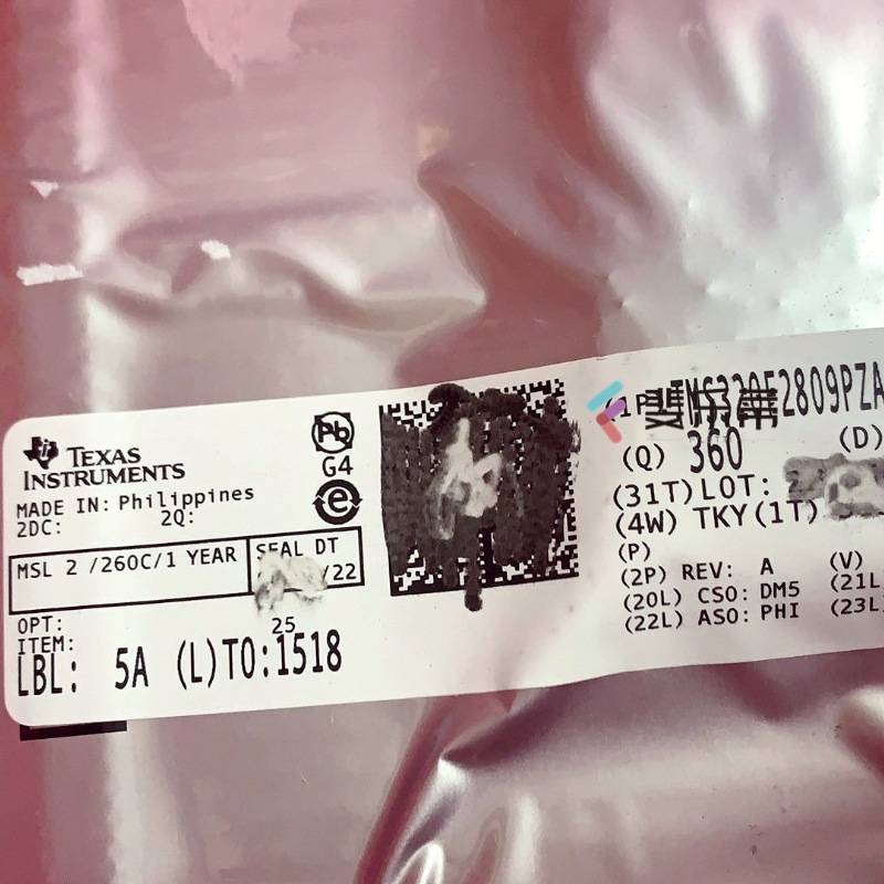 TMS320F2809PZA 微控制器MCU单片机32位单核封装LQFP100IC