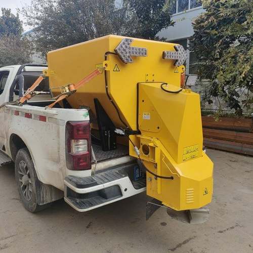 市政环卫卡车载式融雪不剂撒皮布机型锈PSG钢电动款融小雪撒布撒