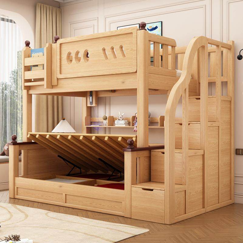 挚实木上下床成人两层床小邱-51高低床母上子下床铺床儿童双层床,住宅家具,高低/子母床,淘宝优惠券,粉丝福利购,淘宝优惠卷