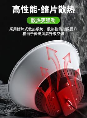 250526亚标照明天le灯d工矿灯足瓦厚铝材厂房车间仓库棚工加厂灯