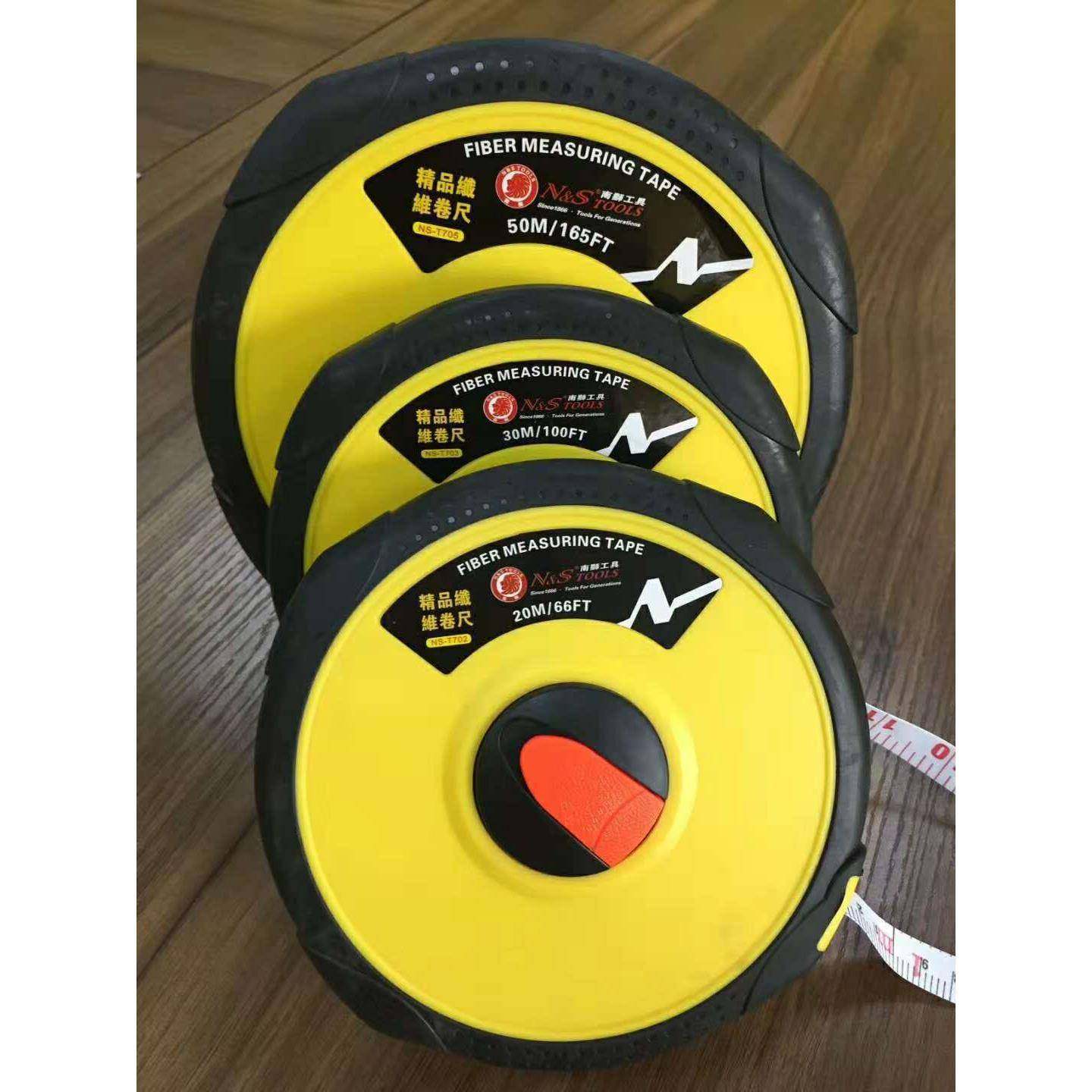 卷厂家直销南狮50米包胶纤维卷尺户外作筑业皮尺421工建测量五金,五金/工具,卷尺,淘宝优惠券,粉丝福利购,淘宝优惠卷