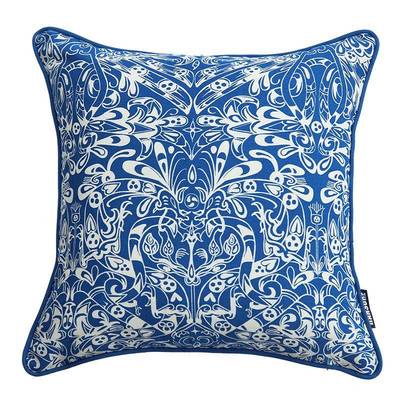 FFB汉尚居抱枕套靠垫腰靠枕中国风青套花瓷新中式家国式潮中古风