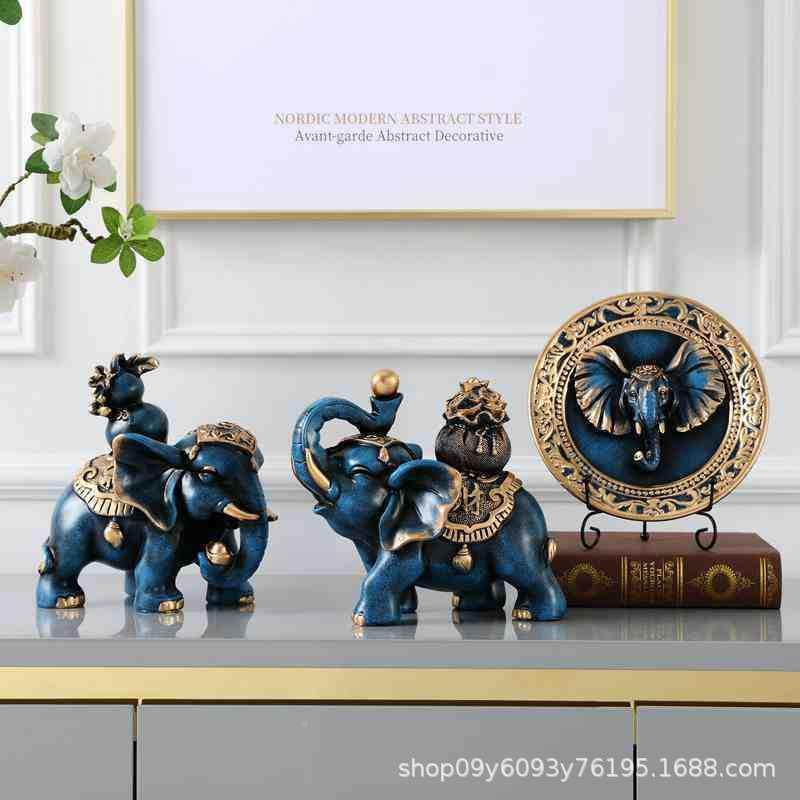 厂家创意家居酒柜BPH装销饰客品直大象摆件简约厅电视柜组合工艺,家居饰品,装饰摆件,淘宝优惠券,粉丝福利购,淘宝优惠卷