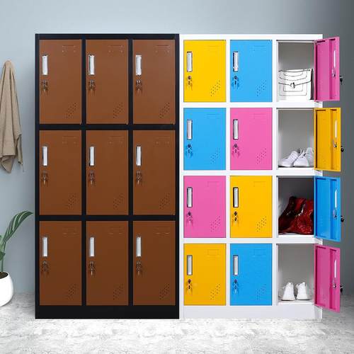 衣彩员工更色HGR衣柜室换柜子健身房理发店电子感应锁储物柜浴铁