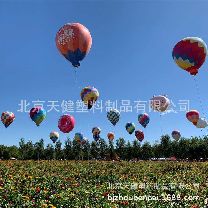 网红P球VC加厚00飘气球升空气户外花海装饰气充网红热气空球气模