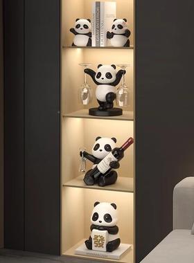 205新档款轻奢现2代酒柜摆件熊猫红aP4XJsWd酒高客厅装饰玄关电柜