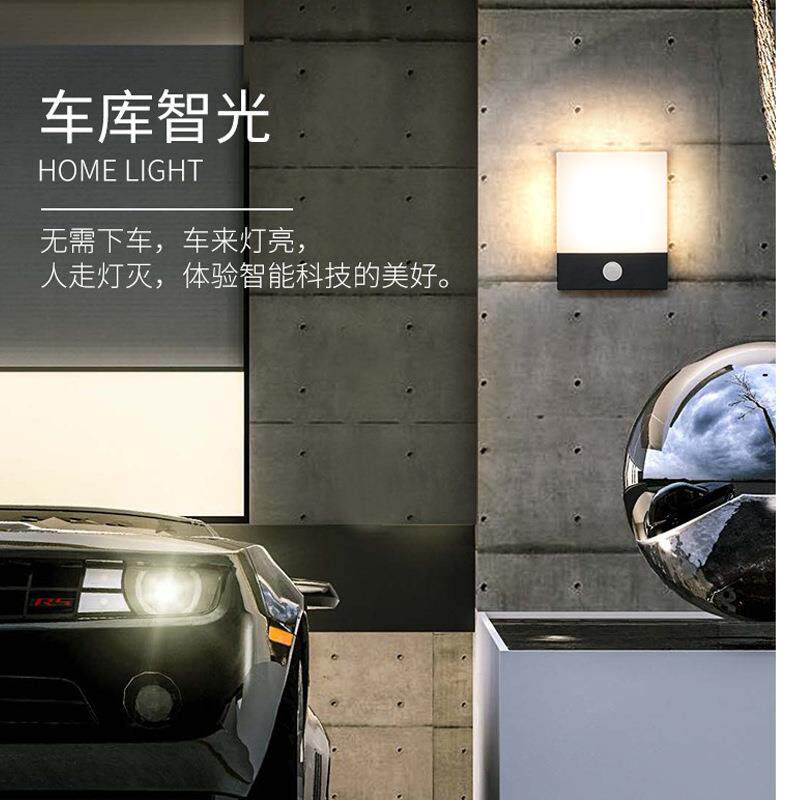 户外感应壁灯门走廊过道前台楼墙梯灯酒阳AHJ店创意房间人体防水