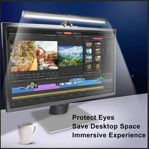 屏幕115挂显示器读挂灯电灯脑挂灯智能办公阅学习护眼灯对称壁非