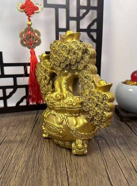 铜先森见详情全铜浮元雕宝发摆树仿古工财艺件