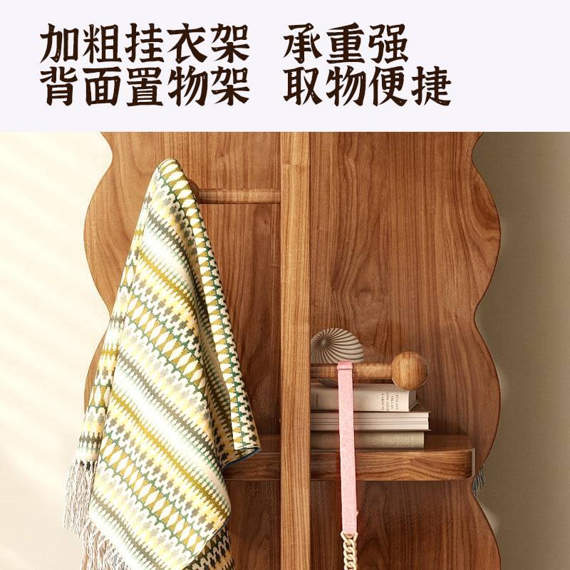 全身落地旋转穿衣镜一体试衣镜立式可移动落地镜家用卧室挂衣帽架