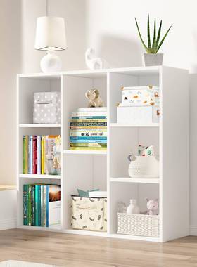 黑格子书书柜自由组色合落架地柜家用收纳置物柜储物柜木质985小B