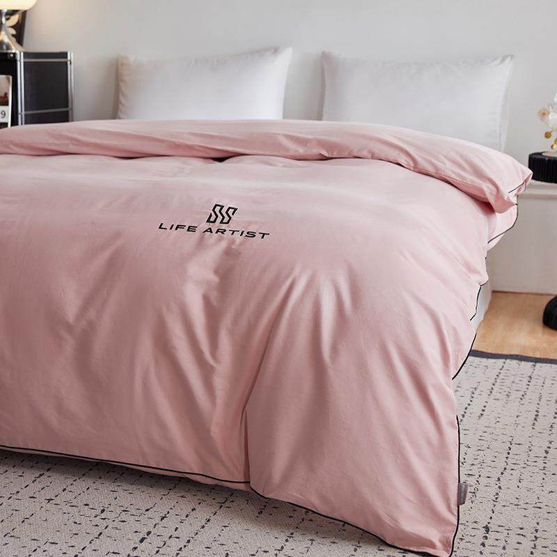 厂家直销全棉6602磨毛被10支被套纯棉四季单单双人学生宿舍刺0绣,床上用品,学生床品套件,淘宝优惠券,粉丝福利购,淘宝优惠卷