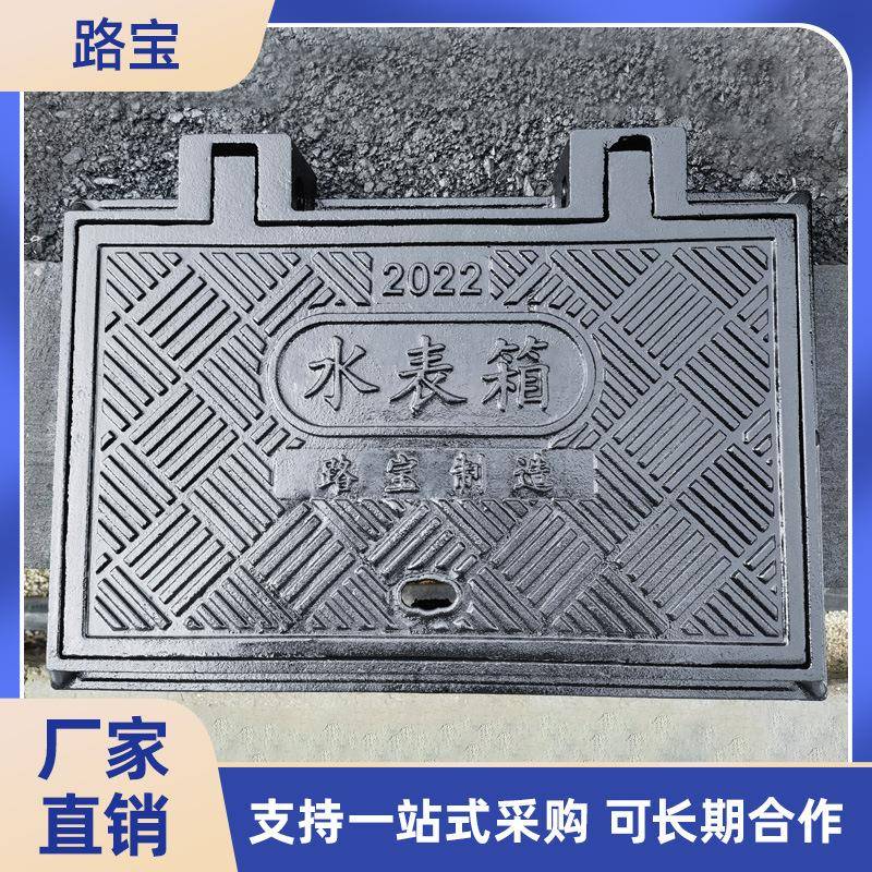 武汉路宝球墨政铸水表箱方形井盖小区城铁市划市农村规改造窨LB-Z