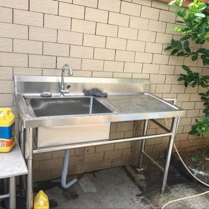 家用池不锈台面户外支架洗菜房TZV庭院阳盆洗衣盆台厨单水钢带,金属材料及制品,其他金属制品,淘宝优惠券,粉丝福利购,淘宝优惠卷