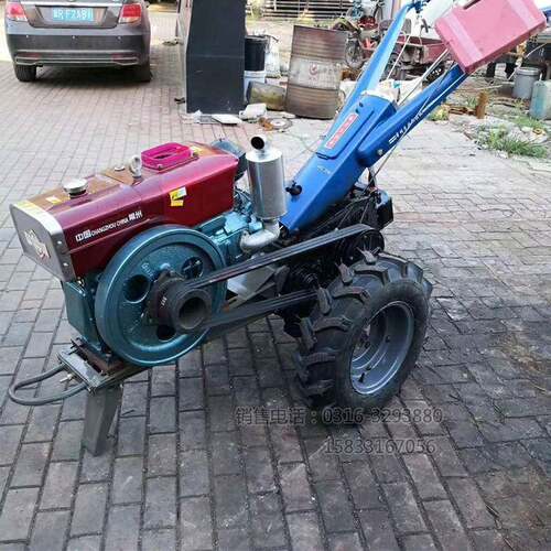 手磨扶绞500型四机手扶拖拉绞磨机车款手扶拖拉新机绞磨车