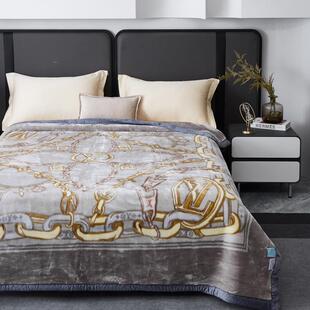 拉舍尔毛双层加厚云毯毯柔软丝毯暖保冬婚庆毯季毯婚庆陪嫁盖天毯