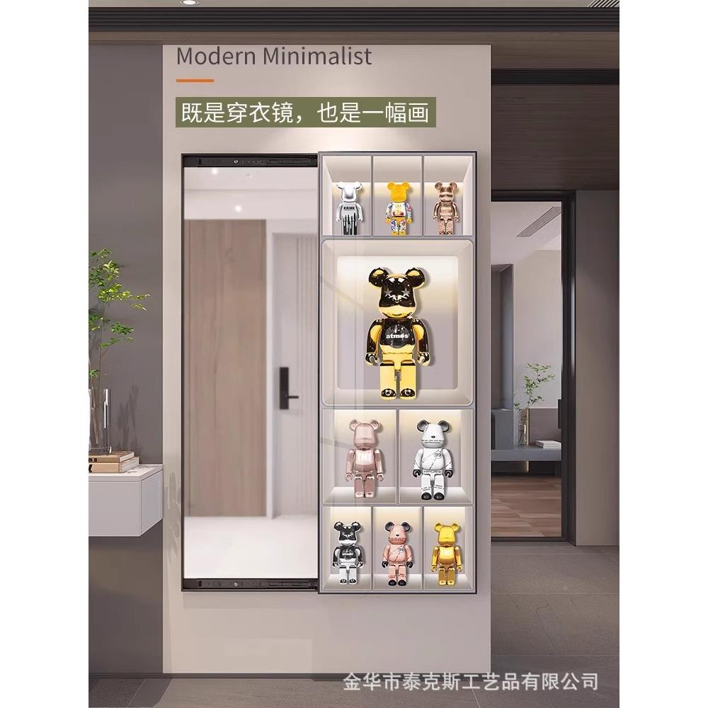 kaws厅现身代轻奢全镜挂画走过廊玄关画客道隐形美观试衣镜装HZJ