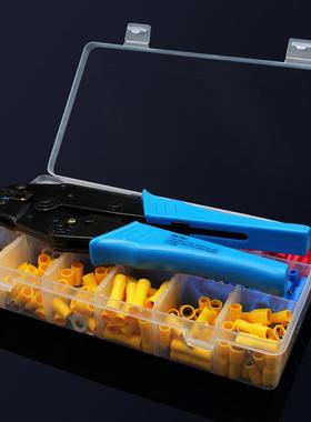 配冷压端接线端子700PCS装对插端子无品牌/插套簧插片套子压线钳