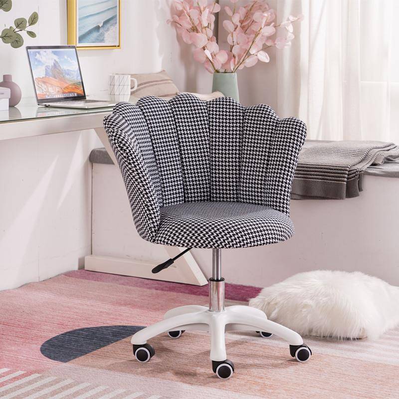 舒适电脑椅女生可爱布椅书艺化妆椅升降宿旋转靠背桌2010舍子