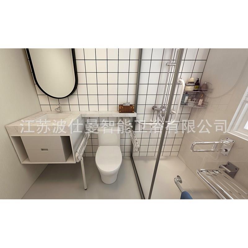 厂直家销SMC房封闭式淋浴干湿分离浴卫生617间一体式室农村简易厕
