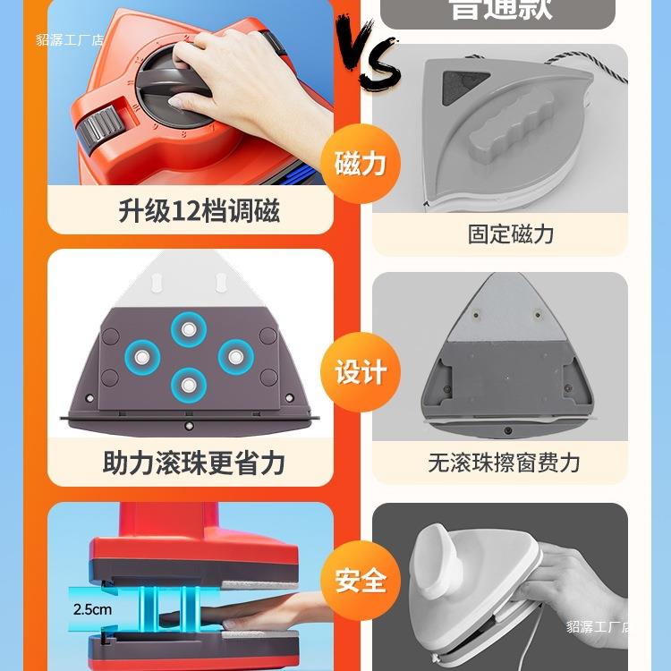 新擦玻璃家用高层双层断桥窗洗外清洁工具0252款无品牌/保洁檫刮