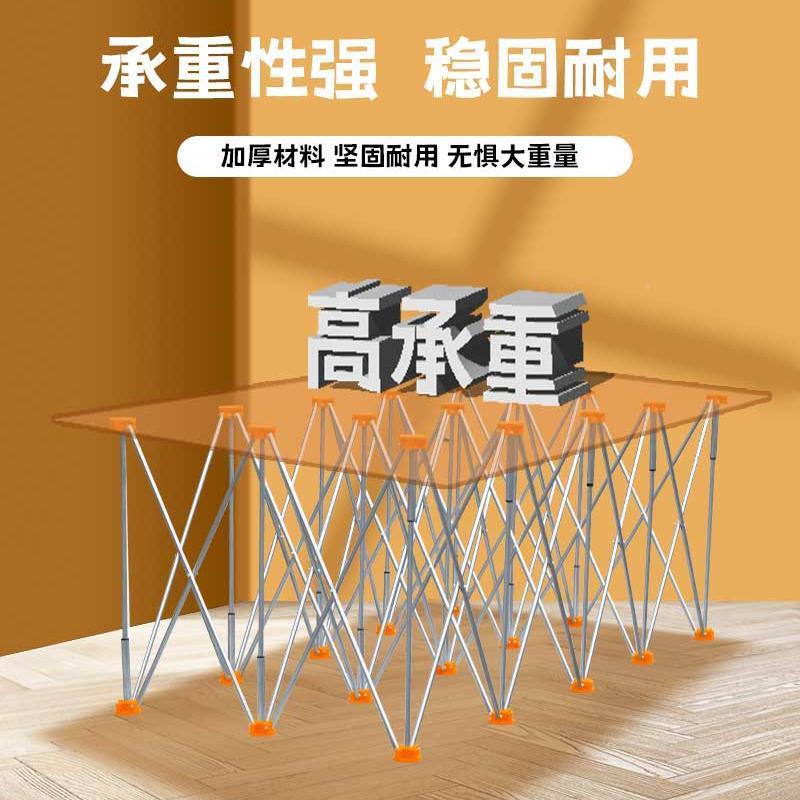 不锈钢蜘蛛腿工新作台工瓦台工操作支IGP架款可折叠伸缩多功能架