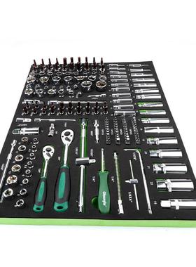 长鹿工具扳手托组丝套修修OZK螺批套筒综合组合汽套装工具维车托