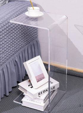 亚克力飘窗桌子茶透明小书卧室几边JBP角几几床上小桌柜桌榻榻米