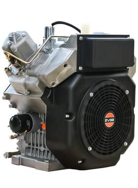 风冷柴油发机电启动双缸四HDHD2V1002V10动0静冲音配程机无油箱