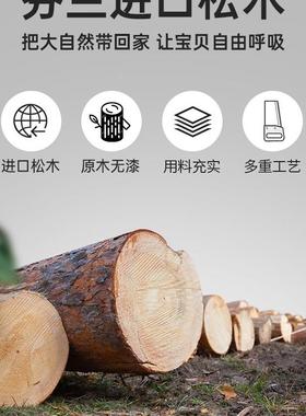 实木儿童玩具纳柜整BLO收柜宝宝绘本一大体书架容量客理厅阳台置