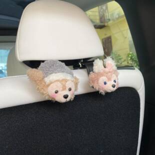懒达菲玫子玫汽车挂316钩载座椅背挂钩车内前车后排懒钩卡通可爱