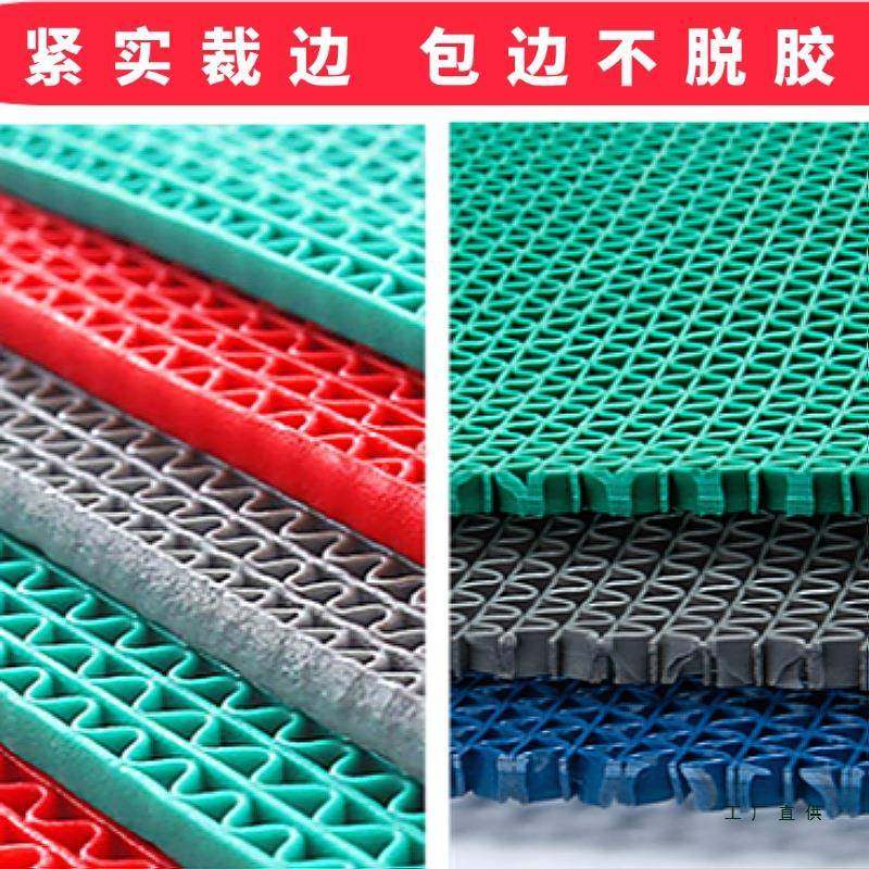 加厚防滑垫房垫镂空地垫走廊厕所浴室洗澡F97M687T卫生间厨水防塑