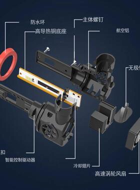 DGLS大功率插式11000LM车大LE灯D灯汽泡无S550损安装直110W卤素灯