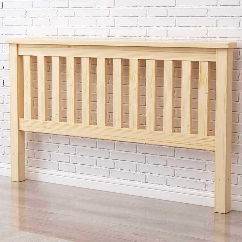 定做实靠木床头板F97J8JS5背板松木床头1.8双床人床头1.单人头单